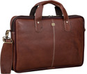 BRAND LEATHER Men Brown Messenger Bag