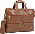 BRAND LEATHER Men Grey Messenger Bag