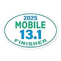 Brand Mobile Half Marathon 13.1 Finisher Car Magnet with Custom Year Option