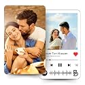 Pack of 1 | Custom Spotify Song Wallet Card with Photo | Size 8.6 x 5.4 cm | Wallet Card