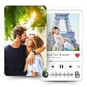 Pack of 1 | Personalized Love Message Wallet Card with Spotify Song | Size 8.6 x 5.4 cm | Wallet Card