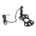 Brandmotion 9002-8847 Rear Vision System with Adjustable Mount Camera for 2007-2018 Jeep Wrangler JK with Factory Display Radio , black