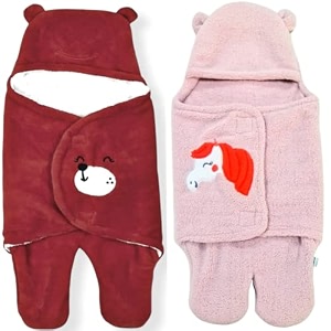 brandonn baby blanket newborn pack of wearable swaddle wrapper baby sleeping bag baby towel bathrobe for baby boys and baby girls 0-6 months babies