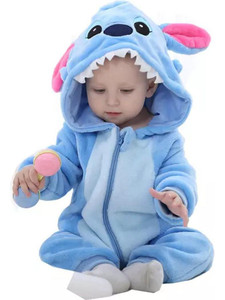 brandonn romper for baby boys  baby girls casual printed wool blend