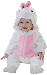 brandonn romper for baby boys  baby girls casual printed wool blend pink pack of 1