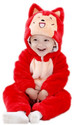 BRANDONN Romper For Baby Boys & Baby Girls Casual Printed Wool Blend