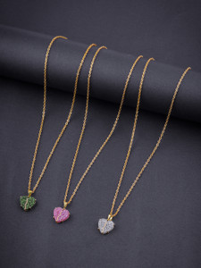 brandsoon beads gold-plated plated brass alloy chain