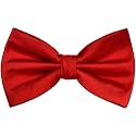 Branduce Mens Solid Color Adjustable Pre-tied Bow Tie for Men Party Wedding