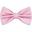Branduce Mens Solid Color Adjustable Pre-tied Bow Tie for Men Party Wedding