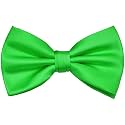 Branduce Mens Solid Color Adjustable Pre-tied Bow Tie for Men Party Wedding