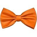 Branduce Mens Solid Color Adjustable Pre-tied Bow Tie for Men Party Wedding
