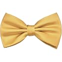 Branduce Mens Solid Color Adjustable Pre-tied Bow Tie for Men Party Wedding