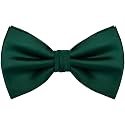 Branduce Mens Solid Color Adjustable Pre-tied Bow Tie for Men Party Wedding