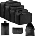 Brandvilla Travel Organizer Packing Cubes Set of 7, Waterproof Storage Pouches