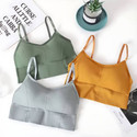 BRANKLY URJA Pack of 3 Women Sports Lightly Padded Bra (Yellow, Dark Green, Grey)