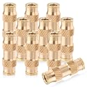 Brass DOT Air Brake Line, 3/8" Quick Push to Connect Union 10PCS