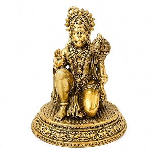 Brass Hanuman Ji Idol Vastu Remedy for