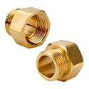 Brass Hose Bib Adapter 1-1/16 Inch Fine Thread Female Vacuum Hose Bib