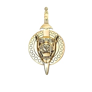 Brass Lion Face Talwar Vastu Remedy for