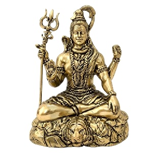 Brass Lord Shiva Idol Vastu Remedy for