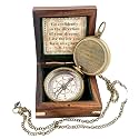 Brass Maritime Telescope with Wooden Box