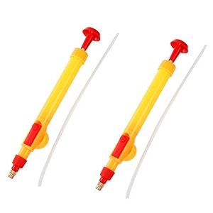 futurekart brass nozzle bottle spray gun yellow - set of 2 brassplastic