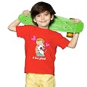 Boys Regular Fit Cotton Tshirt Printed Tshirt
