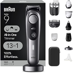 braun all-in-one style kit series 9 9440 13-in-1 trimmer for men with beard trimmer battery powered body trimmer for manscaping hair clippers amp more braun39s sharpest blade 40 length settings