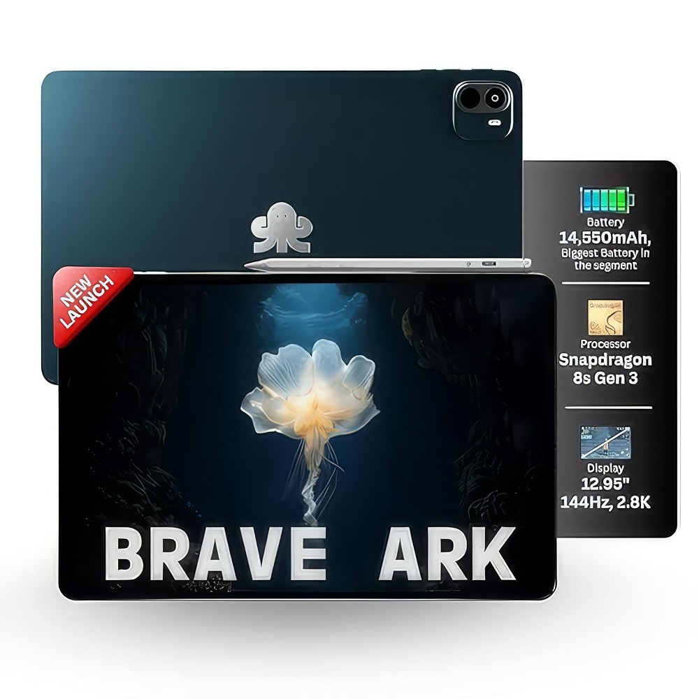 Brave Ark (SmartChoice) Android Tablet with Pen| 12.95 inch(32cm) 2.8K ...