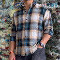THE BRAVES MANUFACTURER Men Regular Fit Checkered