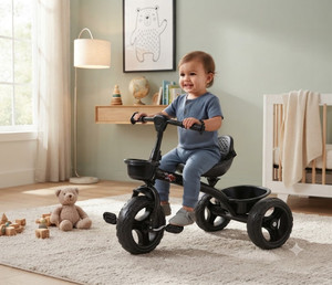 BRAVETOT Kids Tricycle with Back Basket