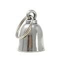 Bravo Bells Pewter Motorcycle Biker Bell Accessory or Key Chain for Good Luck on The Road