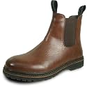 bravo! Men Waterproof Winter Boot MARK Fur Boot Double Zipper or Double Gore or Hook-and-Loop Black Brown Men Size 7 to 13