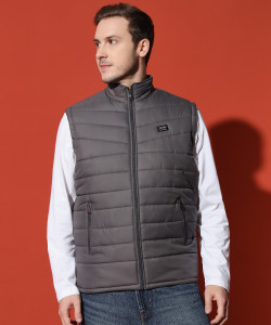 Brayles Sleeveless Solid Men Jacket