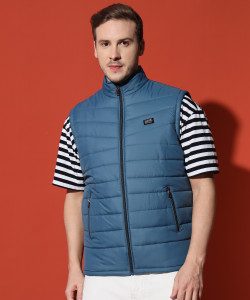 Brayles Sleeveless Solid Men Jacket