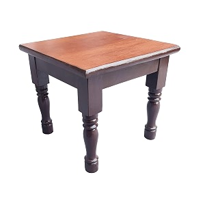 wooden 12x12inches handmade stool for living room footstool
