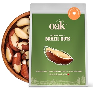oak - one of a kind jumbo brazil nuts 250gmcrunchy amp odorlessgrade arich source of seleniumprotein and vitaminspremium imported brazilian nuts fresh from source