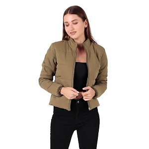 Brazo Cotton Womens Crop Winterwear Jacket -