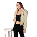 Brazo Crop Puffer Jacket for Women Cropped
