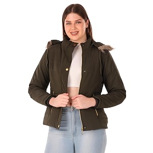 Brazo Womens and Girls Puffer Regular Fit