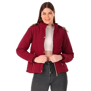 Brazo Womens and Girls Puffer Regular Fit