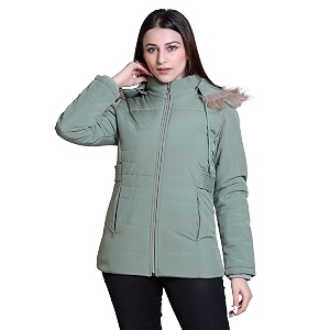 Brazo Womens Nylon Standard Length Jacket
