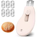 Bread Lame Sourdough Scoring Tool, Extractable &amp; Magnetic Bread Scoring Tool, Bread Scoring Knife for Sourdough Bread Baking, Bread Scorer Tool with 5 Replaceable Razor Blades
