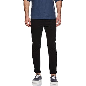 Breakbounce Mens Slim Casual Trousers