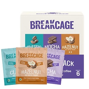 BreakCage Oat Coffee Premix Assorted Lactose