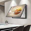 Breaker Box Cover Decorative, Electric Meter Fuse Box Cover, Modern Wall Art Painting, Crystal Ceramic Surface, Sliding or Flip-up Design, Widely Used(Orange 5,70 * 50cm/27.5 * 19.7in)