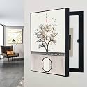 Breaker Box Cover - Decorative Wall Electrical Panel Cover for Living Room and Home Office