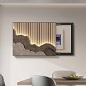 Breaker Box Cover - Decorative Wall Mounted Electrical Panel Cover, Hide Fuse Box Covers for Living Room and Office