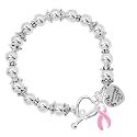 Breast Cancer Awareness Pink Ribbon Bracelets for Fundraising, Charity Walks, and Gifts - Perfect for Breast Cancer Awareness Month