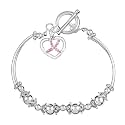 Breast Cancer Awareness Pink Ribbon Bracelets for Fundraising, Charity Walks, and Gifts - Perfect for Breast Cancer Awareness Month